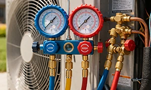 AC gas leak repair & refill